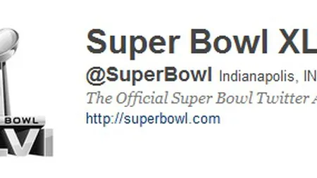 Număr record de mesaje pe Twitter, la Superbowl