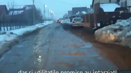 Gropile, prilej de cântec. Dedicaţie amuzantă pentru un primar VIDEO