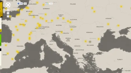 Greenpeace a lansat harta reactoarelor nucleare din lume