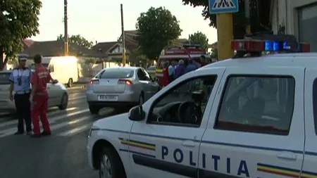 Două femei din Sibiu au fost rănite pe trotuar de remorca unui camion, care s-a desprins VIDEO