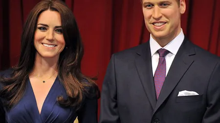 Prinţul William şi Kate au figuri din ceară la muzeul Madame Tussauds din Londra FOTO
