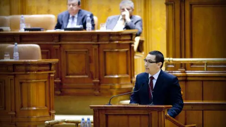 Guvernul Ponta retrage din Parlament proiectele cabinetului MRU