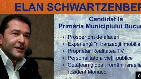 Elan Schwartzenberg, posibil candidat la Primăria Capitalei