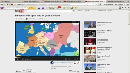 Video uluitor. Cum s-au modificat graniţele, în Europa, în ultimii 1000 de ani