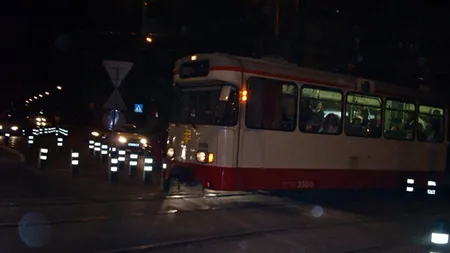Copil lovit de tramvai în Bucureşti, pe Şoseaua Giurgiului