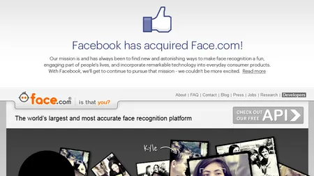 Facebook a cumpărat Face.com, o companie specializată în recunoaşterea facială