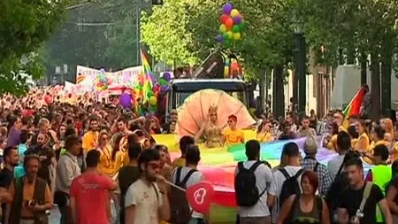 Parada homosexualilor din Grecia, cea mai mare din sud-estul Europei VIDEO