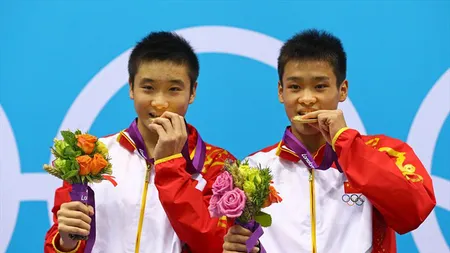 JO 2012: China, campioană olimpică la sărituri în apă sincron de la platformă 10 metri