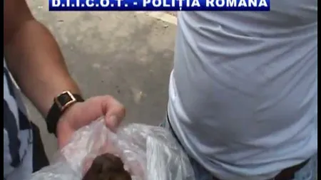 Trei tineri din Galaţi au fost prinşi în timp ce vindeau un kilogram de droguri