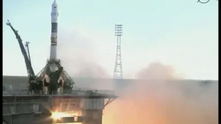 O navetă Soyuz, lansată spre Staţia Spaţială Internaţională VIDEO