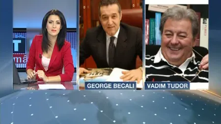 Corneliu Vadim Tudor şi Gigi Becali au vorbit despre femeile din viaţa lor VIDEO