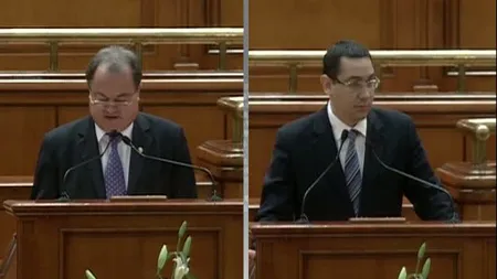 Blaga vs. Ponta: Meseriile de chelner sau vameş sunt onorabile, nu trebuie să plagiezi ca să le faci