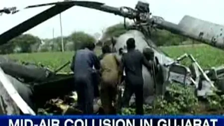 Două elicoptere s-au ciocnit în zbor în India. Opt persoane au murit VIDEO