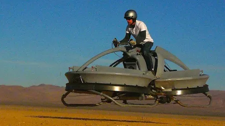 Motocicleta zburătoare din Star Wars a devenit realitate VIDEO