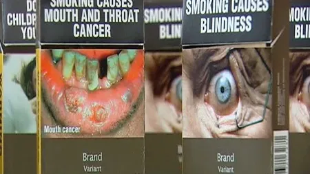PREMIERĂ în Australia. Toate pachetele de ţigări vor arăta la fel FOTO
