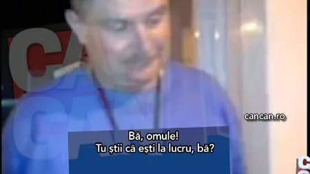 Un agent de pază, beat turtă la locul de muncă VIDEO