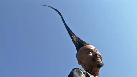 Un japonez a intrat în Cartea Recordurilor cu cea mai înaltă... creastă FOTO