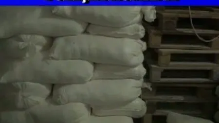 Poliţiştii din Gorj au confiscat peste 10 tone de făină