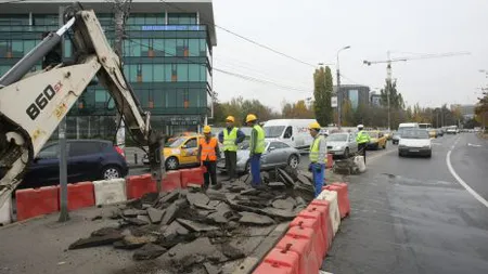 O ţeavă de gaze s-a spart în Drumul Taberei. Traficul rutier a fost închis în zona Răzoare