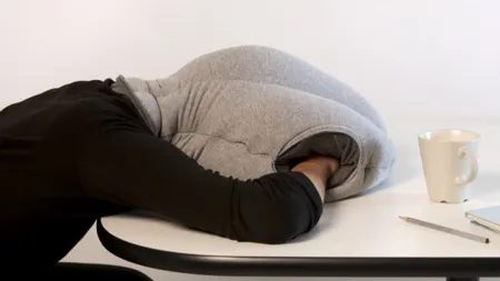 S-a inventat perna-struţ pentru cei care vor să doarmă la birou