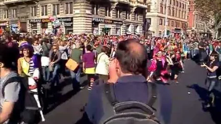 Proteste la Roma împotriva măsurilor de austeritate
