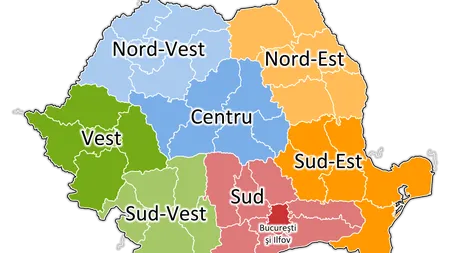Ponta susţine împărţirea României pe baza celor 8 regiuni actuale