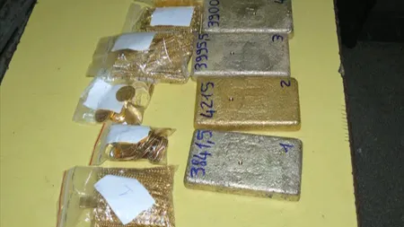 Cetăţean turc, prins cu 20 de kg de aur în bagaje în tren, în Arad