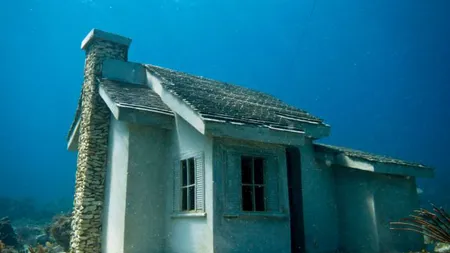 Case subacvatice pentru iubitorii mării: Un artist a creat un întreg oraş sub ape FOTO