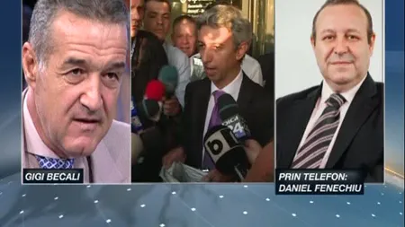 Ceartă în direct între Gigi Becali şi avocatul lui DD: Sunteţi toţi nişte escroci VIDEO