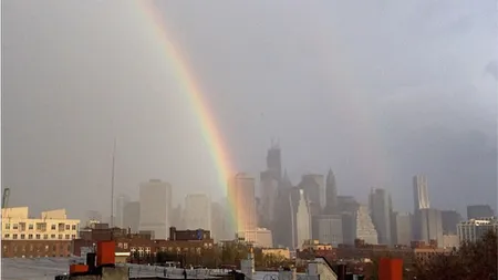 SUA, după uraganul Sandy. Prima fotografie frumoasă după uraganul care a devastat New York-ul