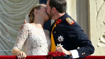 Nuntă regală în Luxemburg: Prinţul moştenitor s-a căsătorit cu o contesă belgiană FOTO&VIDEO