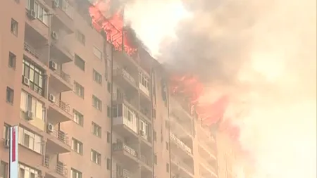 Distrigaz Sud: 1.400 de clienţi, fără gaze în urma incendiului din complexul Confort City