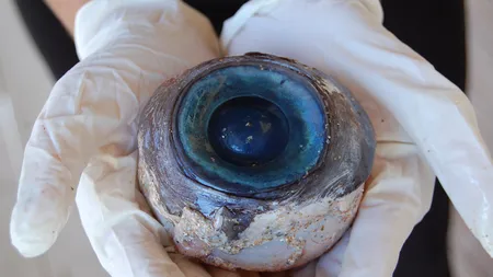 Descoperire MACABRĂ. Un ochi uriaş a fost găsit pe o plajă din Florida FOTO