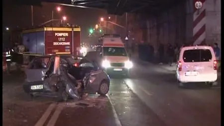 Patru maşini s-au ciocnit în Braşov. Şase persoane au fost rănite VIDEO