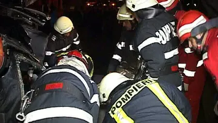 Grav accident rutier în Gorj: Patru tineri au murit, iar unul este în stare gravă VIDEO