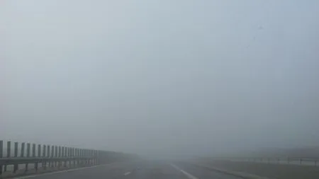 Avertizări de ceaţă Dobrogea. Vizibilitate redusă pe A2