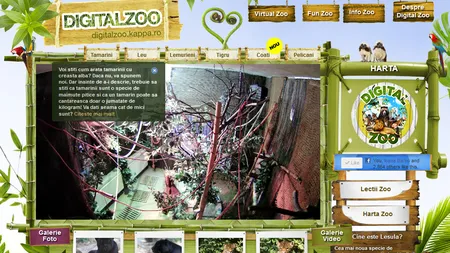 Grădina Zoologică Bucureşti a relansat platforma Digital Zoo