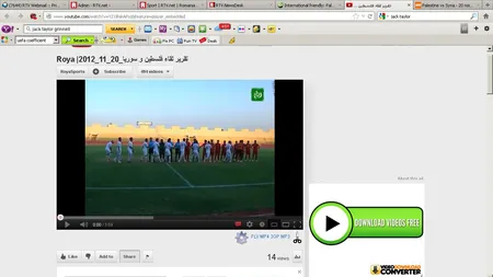 Fotbal în vreme de război. Naţionala Palestinei s-a înfruntat cu cea a Siriei VIDEO