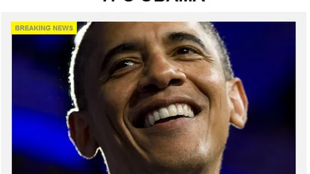 Barack Obama rămâne preşedintele Statelor Unite VIDEO