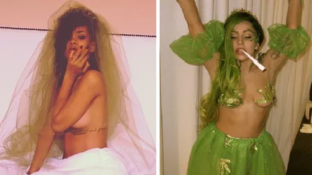 Rihanna vs. Lady Gaga. Uite cum arată divele la plajă FOTO