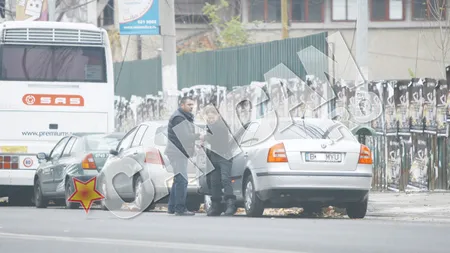 Sabin Ilie s-a certat în plină stradă cu iubita sa VIDEO