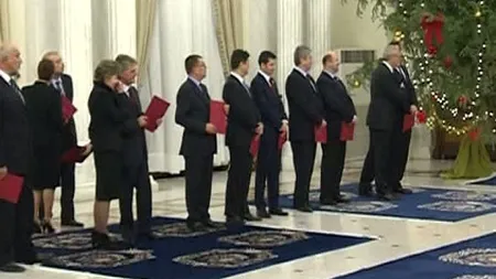 Miniştrii Guvernului Ponta II au depus jurământul la Palatul Cotroceni VIDEO