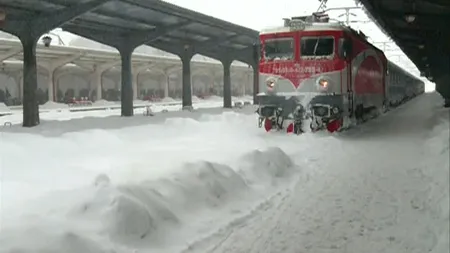 17 TRENURI, ANULATE din cauza avertizării meteo de ninsori şi vânt