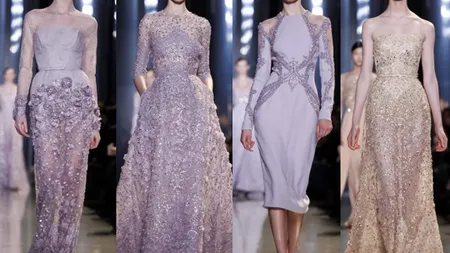 Săptămâna Modei de la Paris: Colecţiile Elie Saab şi Valentino, romantice şi delicate VIDEO