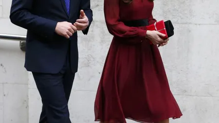 Primele imagini cu burtica de gravidă a lui Kate Middleton FOTO