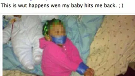 Tatăl care şi-a legat fata de mâini şi picioare şi a postat poza pe internet nu va face închisoare