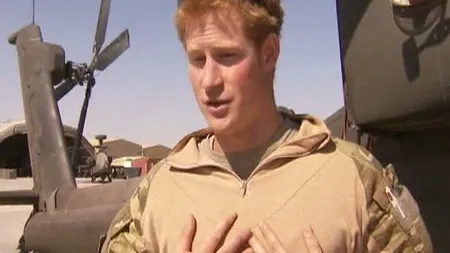 Prinţul Harry a recunoscut că a ucis insurgenţi afgani VIDEO