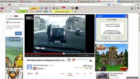 Cum să combaţi NESIMŢIREA. Un şofer rus îi dă unui coleg din trafic o lecţie de civilizaţie VIDEO