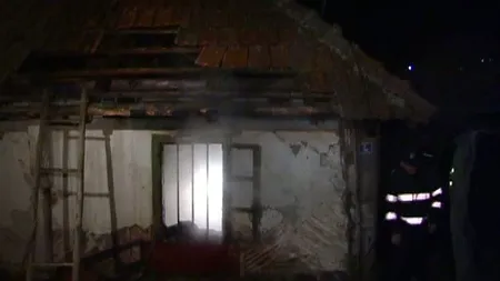 Un bărbat din Gorj a ars de viu în casă VIDEO