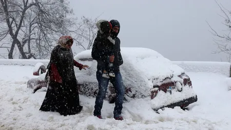 Vreme neobişnuită în Orientul Mijlociu: Regiunea se confruntă cu furtuni şi ninsori